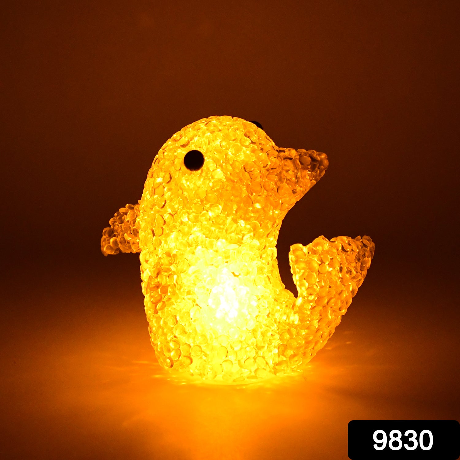Dolphin Shape Crystal Led Night Light Lamp  Cute Glowing Animal Decorative Light (1 Pc) Dolphin Shape Crystal Led Night Light Lamp  Cute Glowing Animal Decorative Light (1 Pc)